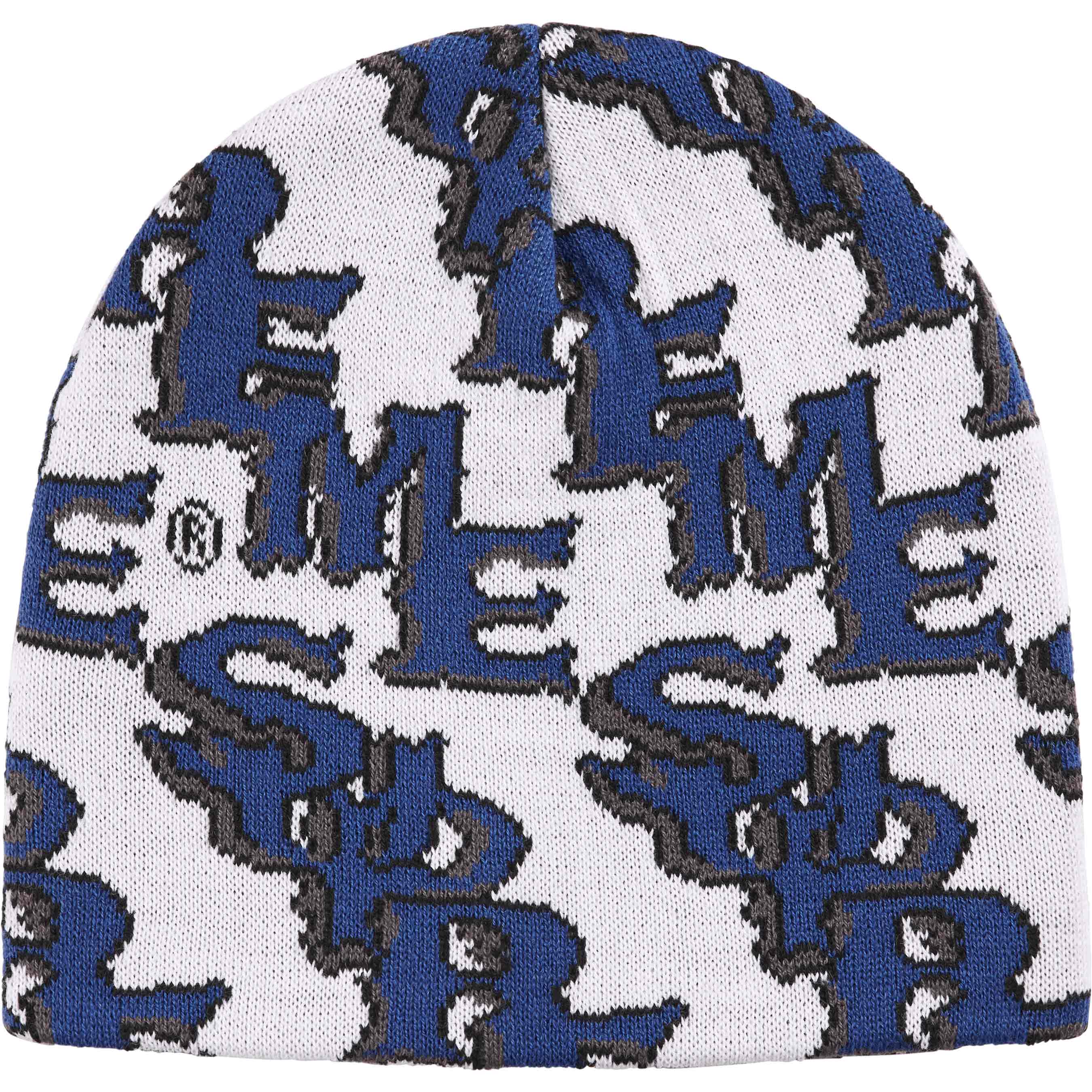 Slanted Gothic Outline Beanie view 4